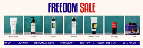 FREEDOM SALE | Upto 70% Off 