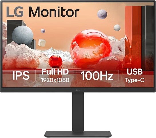 LG 27BA650 IPS Full HD (1920 x 1080) Monitor, 27", 100Hz, DP, HDMI, USB-C with PD65W