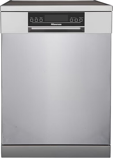 Hisense 15 Place Settings Dishwasher (H15DSS, Silver,Stainless Steel, Inbuilt Heater,Quick Wash)