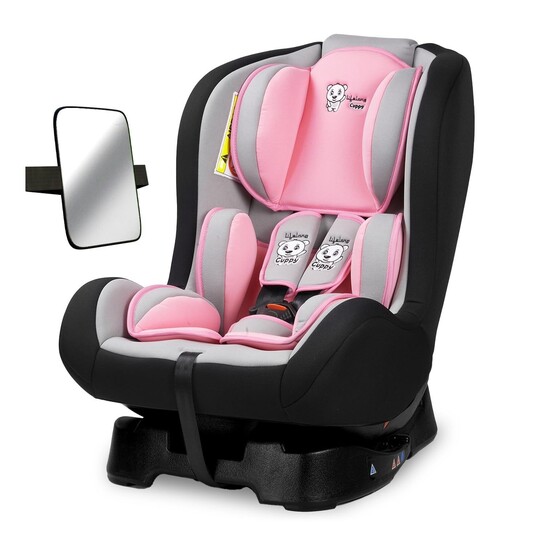 Car Seat for Baby 0-7 Yrs, 3-24 kg | Rear-Facing for Infants, Premium European Standard Safety ECER44/04 Certified, 3 Recline, 5 Point Harness, Rear View Mirror