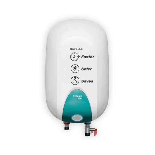 (Coupon + Cashback) Havells Instanio Prime 25 Litre Storage Water Heater (Geyser) |Temp. Sensing Color Changing LED Indicator | Glass Coated Anti Rust Tank | Warranty: 5 Year on Tank