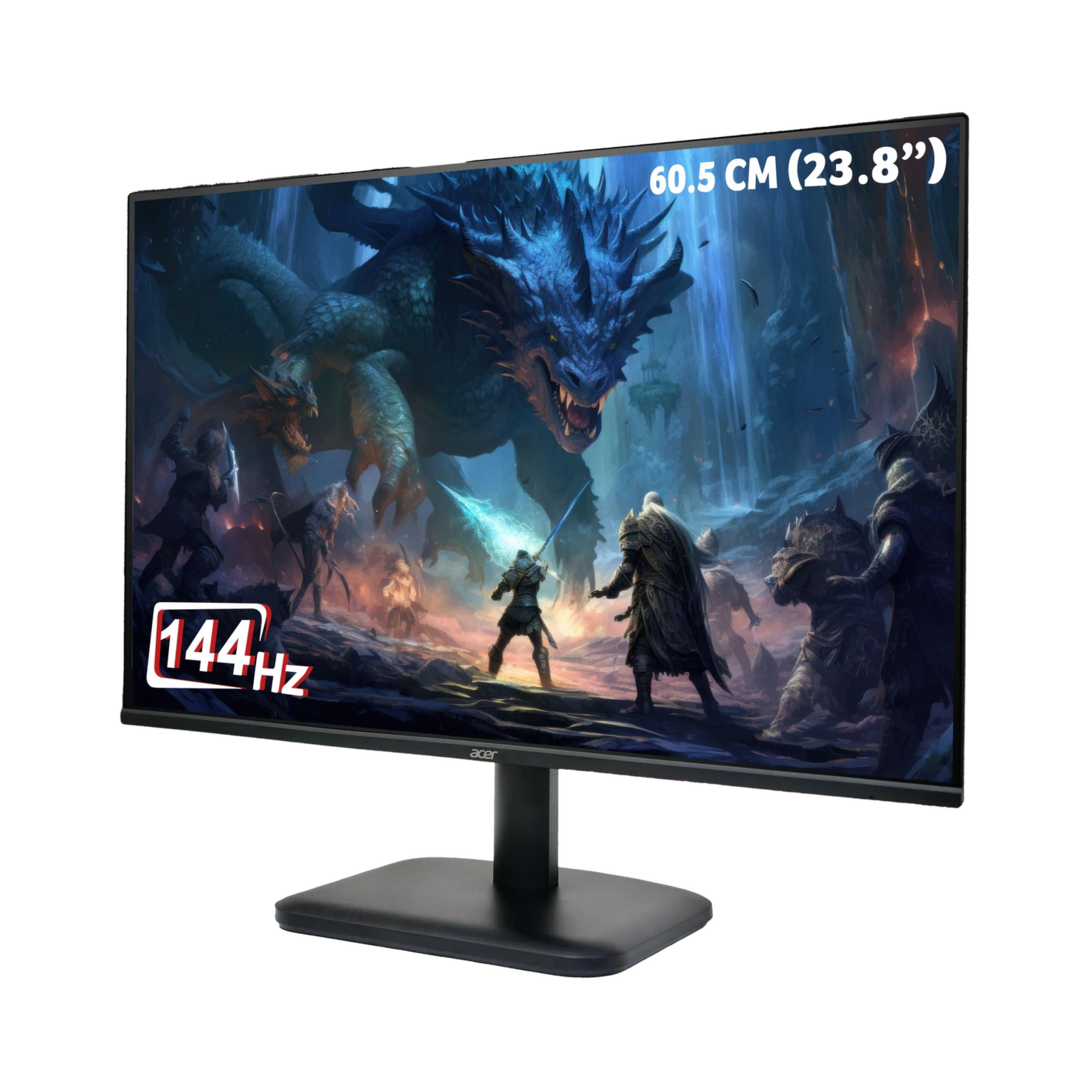 Acer EK-Series 60.45 cm (24 inch) Full HD LED Backlit IPS Panel with 250 Nits Brightness