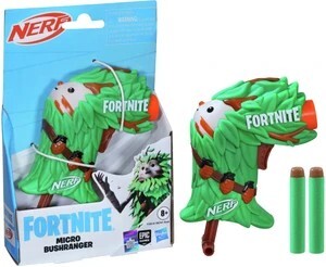 Hasbro Nerf Fortnite Micro Bushranger Mini Dart-Firing Blaster Guns & Darts (Multicolor)