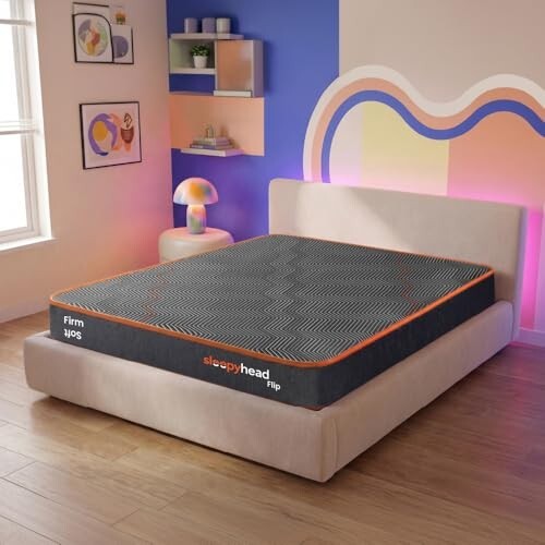 Sleepyhead Flip Designed by Duroflex - Premium Dual Sided High Density Foam Double Bed Mattress with Firm & Medium Soft Sides
