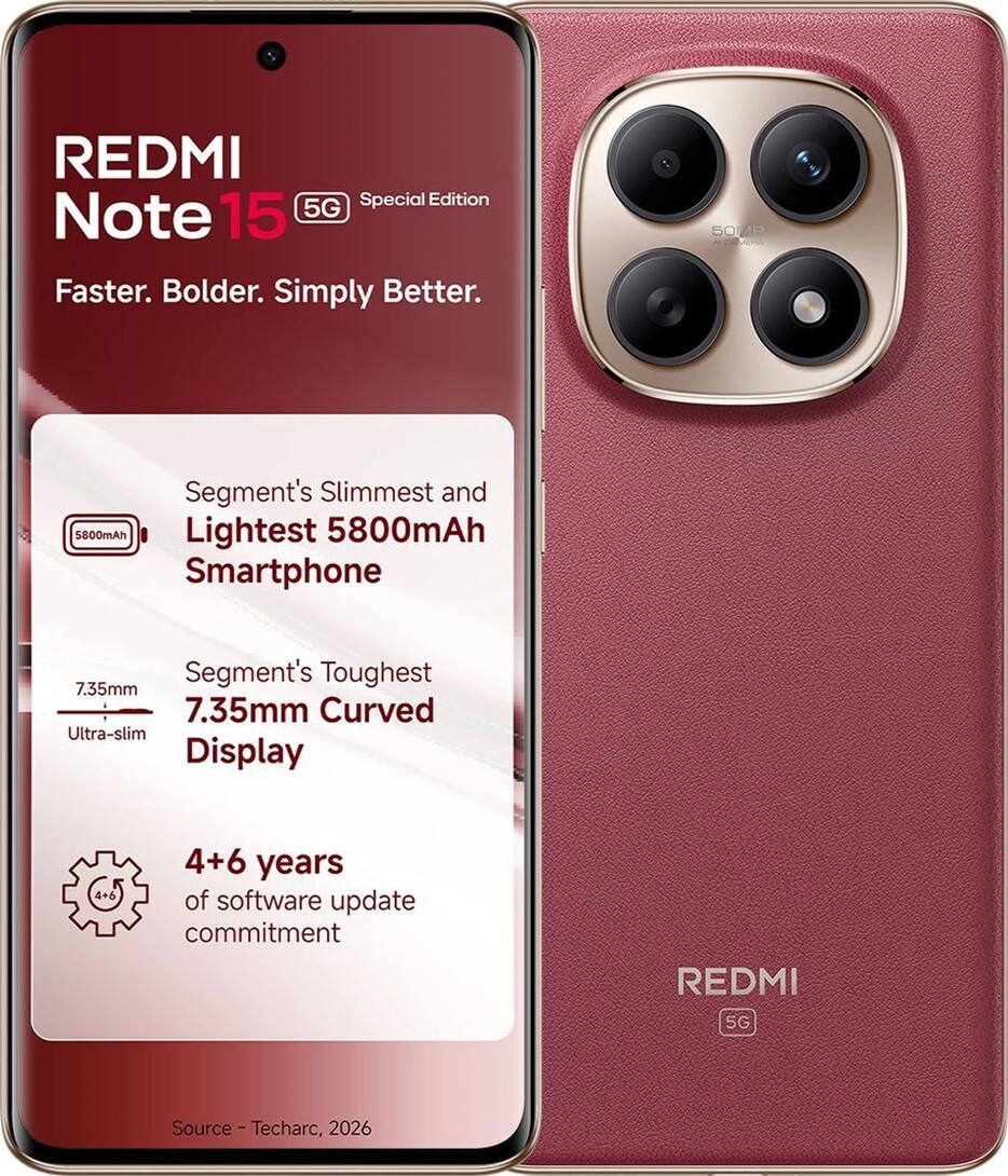 REDMI Note 15 SE 5G Snapdragon (128 GB) (8 GB RAM) Crimson Reserve