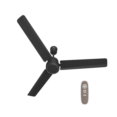 Havells REO BLDC 1200MM 5 Star Rated Ceiling Fan (Unnovate, Matte Black)