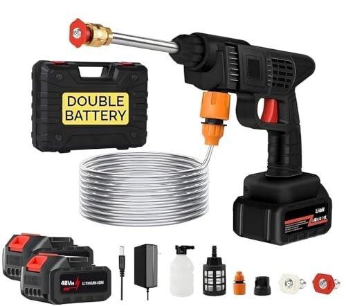 CONJEX Car Washer High Pressure Gun Cordless Portable Wireless Pressure Washer Gun