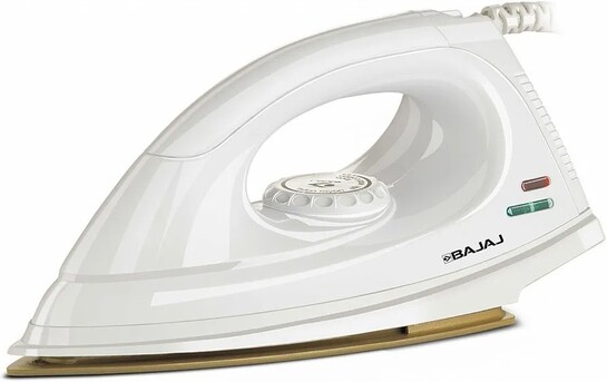 Bajaj DX-7 1000 Watts Dry Iron | Advance Soleplate And Anti-Bacterial German Coating Technology