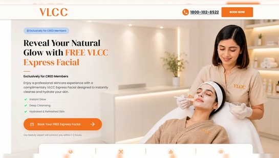 Free VLCC Express Facial 