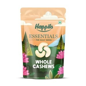 Happilo Essentials Whole Cashew W400 Cashews (1 x 2 kg)