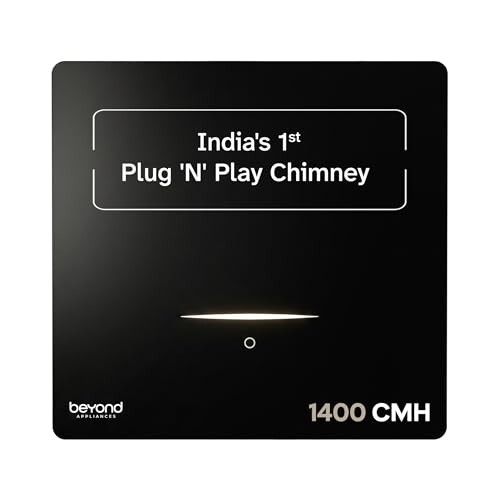Beyond Appliances Cube Pro Plug N Play Ductless Kitchen Chimney | 1400 CMH