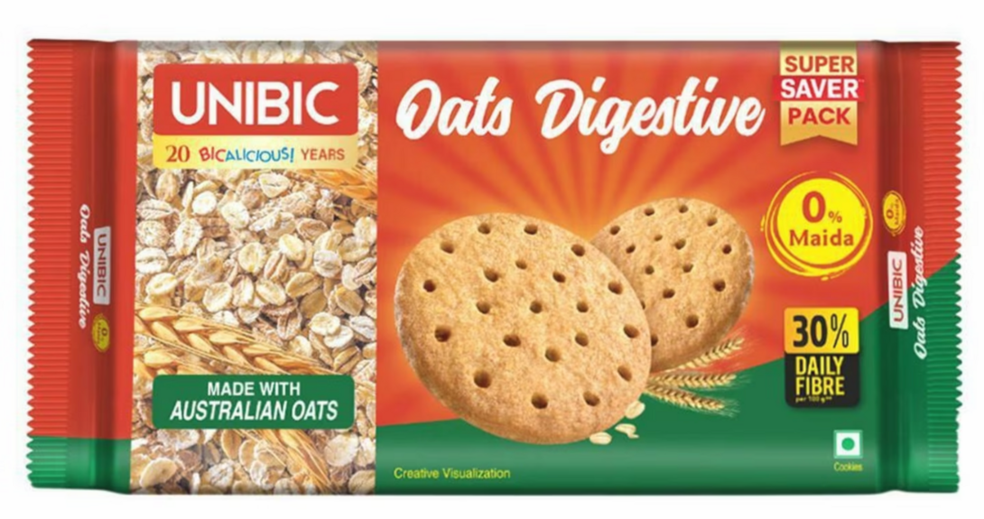 Unibic Oatmeal Digestive Cookies 600 g  & Yogabar 