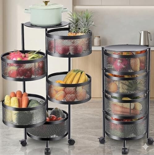HomeWiz Round Kitchen Rack 5- Layer [Coupon]