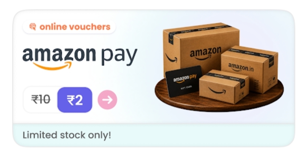 Amazon Pay Gift Card 50%off