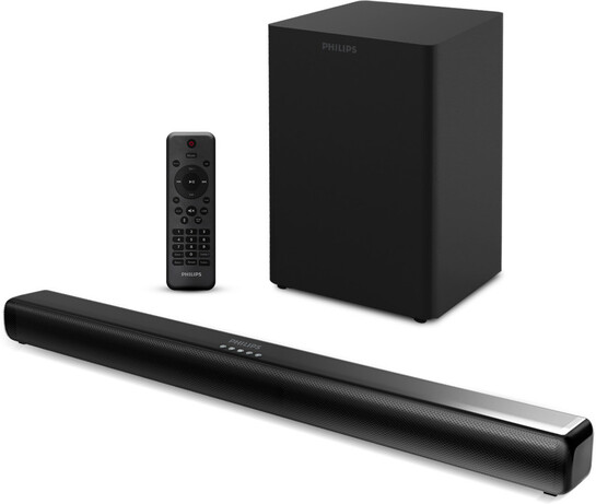 PHILIPS TAB4230/94 Dolby Digital 300 W Bluetooth Soundbar (Black, 2.1 Channel)
