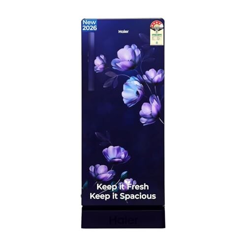 Haier 190 L 4 Star Direct Cool Single Door Refrigerator (HED-204TMIBA-N, Marine Ivy, Base Stand Drawer, 2026 Model)