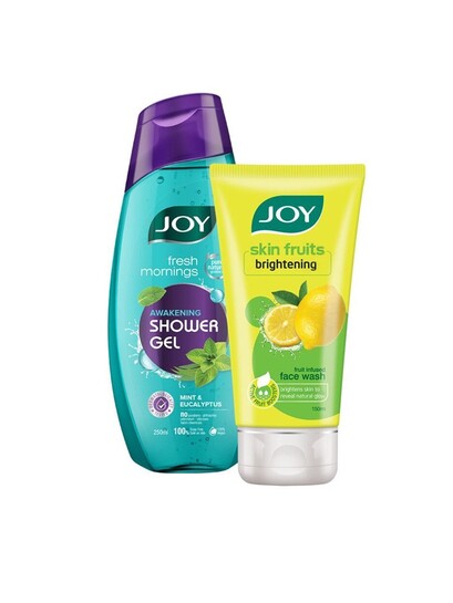 Buy JOY Fresh Mornings Awakening Shower Gel 250ml & Lemon Face Wash 150ml - Skin Care Combo for Unisex 21259218 | Myntra