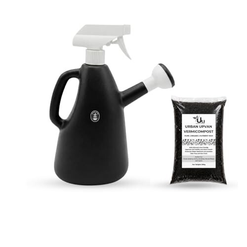 Urban Upvan Watering Can 1L (Multicolor) with 500g Vermicompost