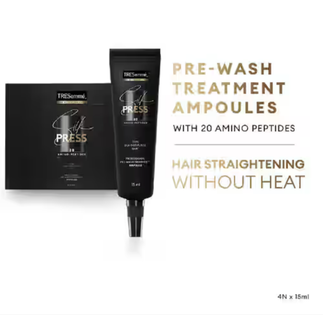 Zepto - Tresemme Silk Press Pre-Wash Treatment Ampoules 4 x 15 ml