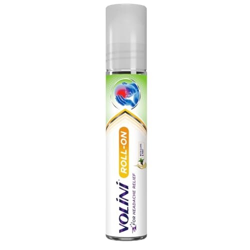 Volini Headache Relief Roll-On, 10ml, Instant Relief, with Clove & Mint, Non-Sticky, On-the-Go Relief - Pack of 1