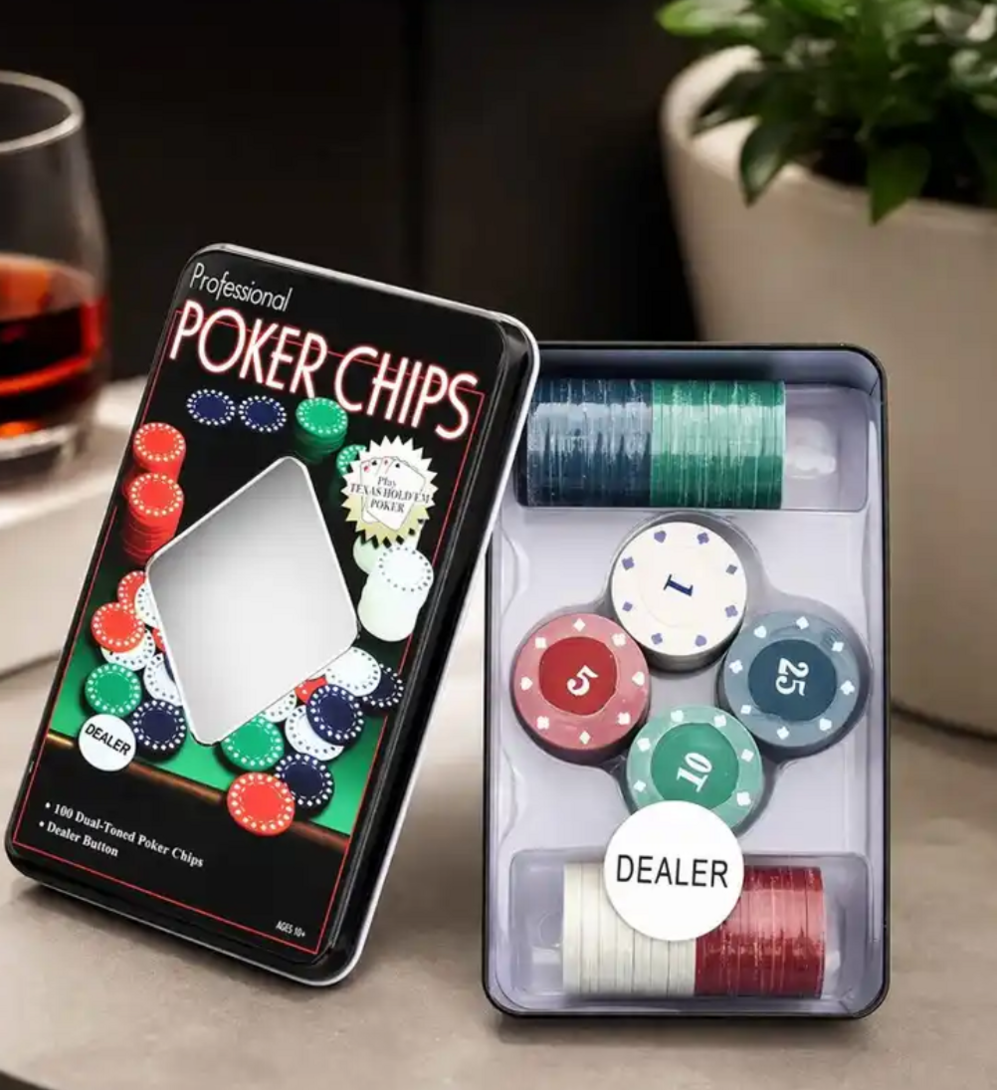 Zepto : Toyshine Casino Style 100 Pcs Poker Chips Set