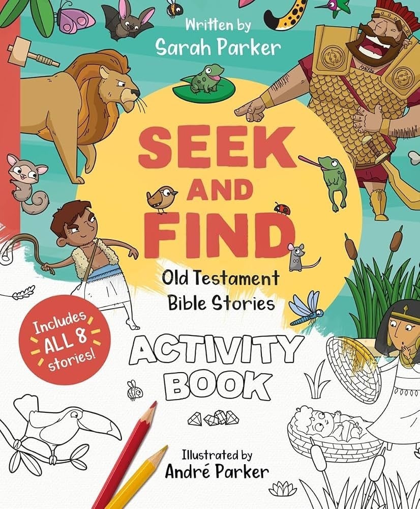 Seek and Find Old Testament Activity Book | Discover About God | Kids Bible Activity