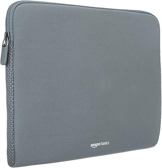Amazon Basics Laptop Sleeve Case Cover Pouch for 14-Inch, 14.1-Inch Laptop for Men & Women
