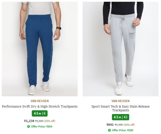 Min 40% discount on Van Heusen Clothing