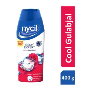 NYCIL Germ Expert Cool Gulabjal Prickly Heat & Cooling (400 g)