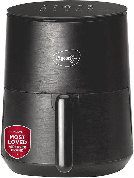 Pigeon Healthifry 3.3L Compact Digital Air Fryer | 1200W | 360° Rapid Air Circulation