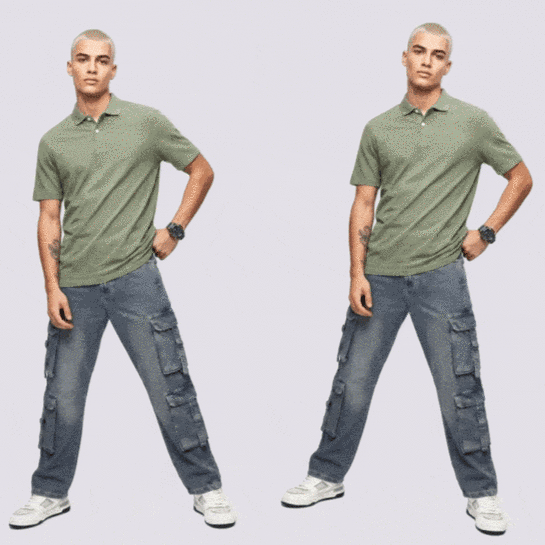 [Coupon: MYNTRAHALFPRICE] Myntra brand pure cotton, regular fit, olive green made in India T-shirt #athleisure #clothing