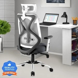 ASTRIDE Ergofit Ergonomic High Back,Heavy Duty Metal Base Mesh Office Adjustable Arm Chair