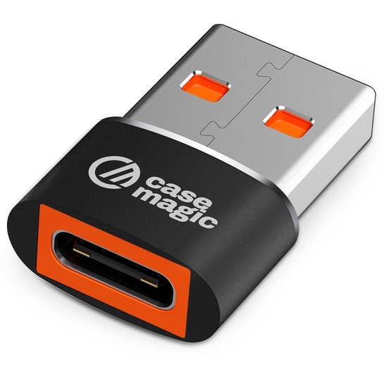  Case-Magic USB 3.0 Type-C Female to USB Male OTG Adapter @ ₹89 | 10% OFF Coupon | 5Gbps Data Transfer!
