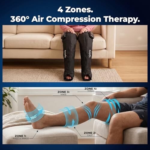 [Apply ₹1000 Coupon] Lifelong Air Compression Leg & Foot Massager
