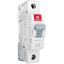 Havells DHMGCSPF016 PVC Plastic 16A MCB SP C Curve (White) 