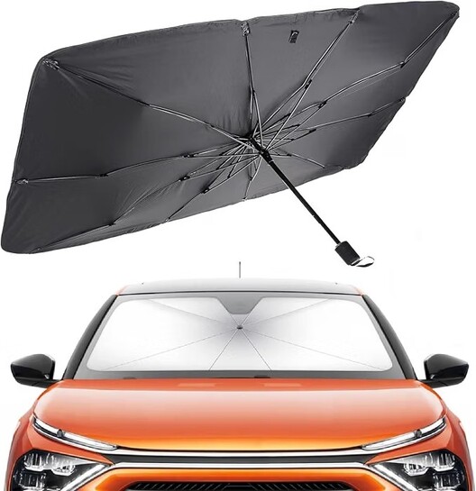 Eliane Car Sun Shade Windshield Cover - Foldable Umbrella Sun Shade for Car