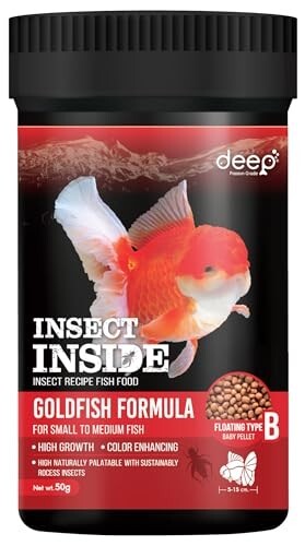 Deep Goldfish Food | 50 g, Micro Floating Pellets 