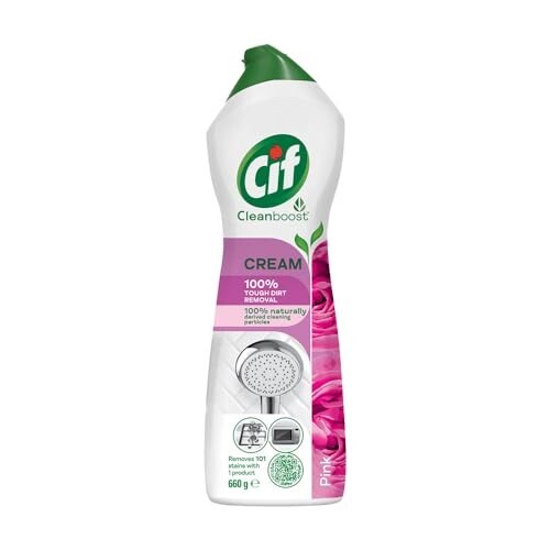 [Amazon Now] CIF Pink Floral Cream Multipurpose Surface Cleaner 500ml (Location Specific)
