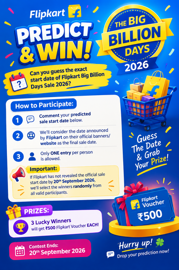 Flipkart BBD 2026 – Predict & Win