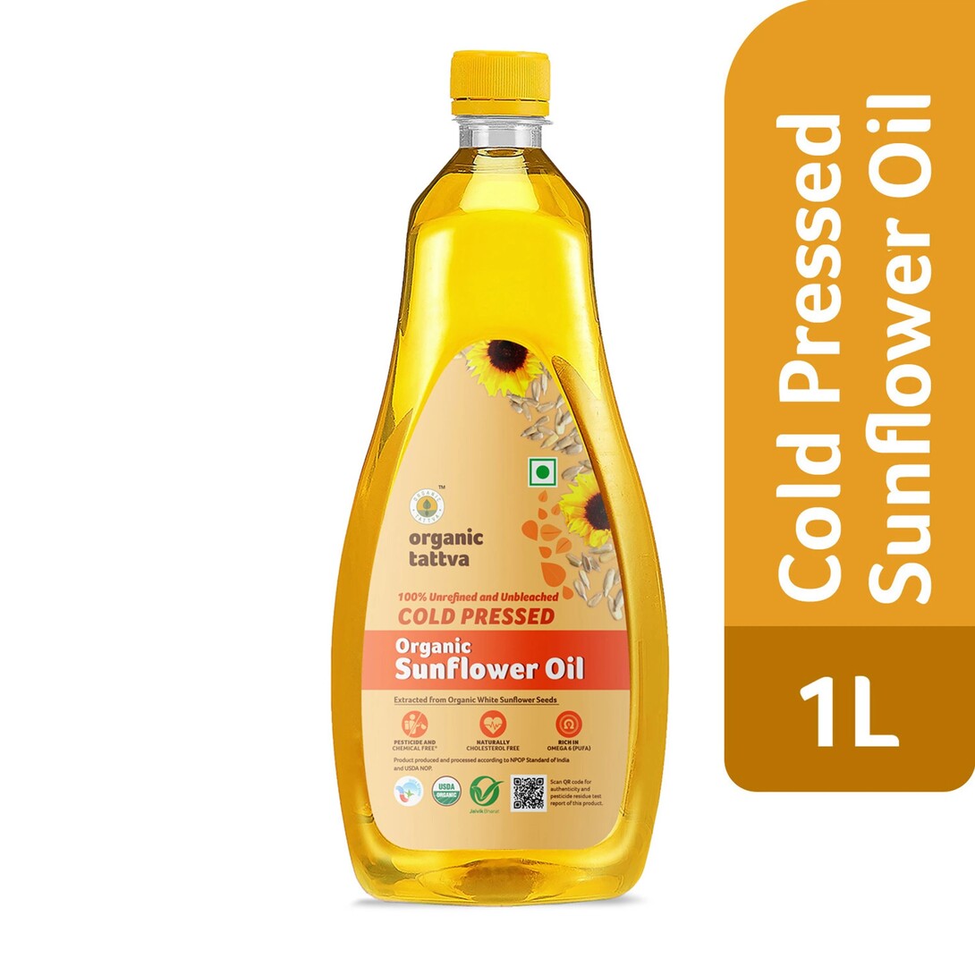 Organic Tattva Sunflower Cold Pressed Oil | &more hyperlocal