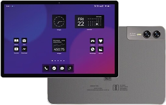 DOMO Slate SL40 2C Tablet for Students Foundation Exams, 10 Inch Android Tablet