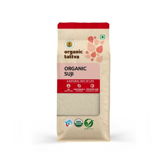HAMARAMALL ORGANIC SUJI 500G @ JUST ₹36!