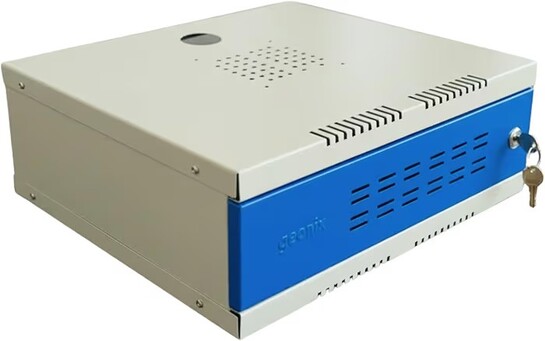 Geonix 2U DVR Rack | Wall Mount Network Server Rack | NVR Cabinet Box with Lock | 0.5 mm Metal Thickness