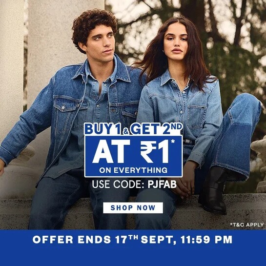 BOGO Offer Is Back - Buy 1, Get 2nd for ₹1  Use code PJFAB