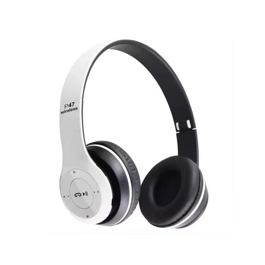 P47 Bluetooth Over Ear Headphones Wireless with Mic (Multicolor)
