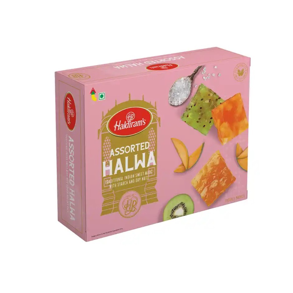 Zepto - Haldiram's Assorated Halwa 400 g @105, Lal Ghee Barfi 200gm @53, Chheda's Minilo Cake @24