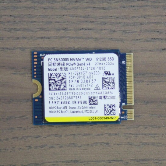 PC SN5000S 512GB SSD M.2 2230 30mm NVMe PCIe 4.0 Gen 4 x 4 SDEPTSJ-512G-1012 Internal Solid State Drive (SSD) - Stream Deck, Laptop & Desktop Compatible (OEM New)