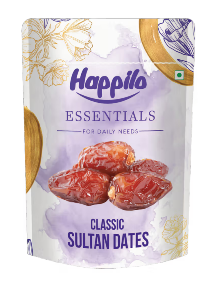 Happilo Essentials Classic Sultan Dates 500g @55