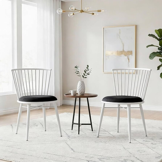 Lowest - Amazon Brand- Solimo Iron Chair with Cushioned Seat ...
