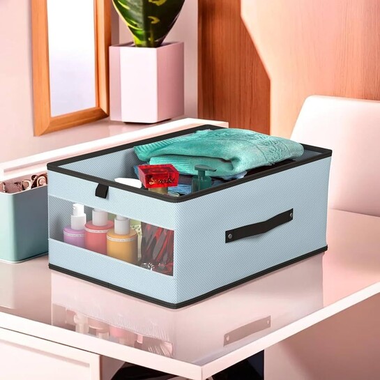 Kuber Industries Storage Box | Wardrobe Organizer | Foldable Storage Organizer